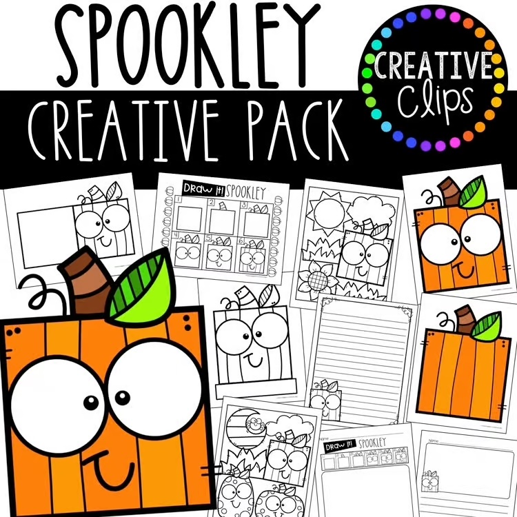Spookley The Square Pumpkin Creative Pack | Spookley Craft
