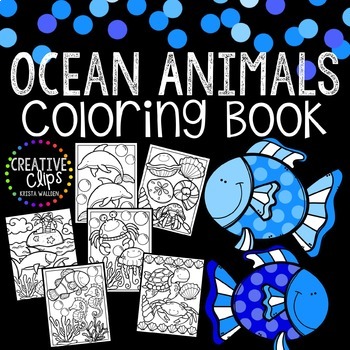 Ocean Animals Coloring Book | Free