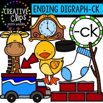 Ending Digraphs - CK Words