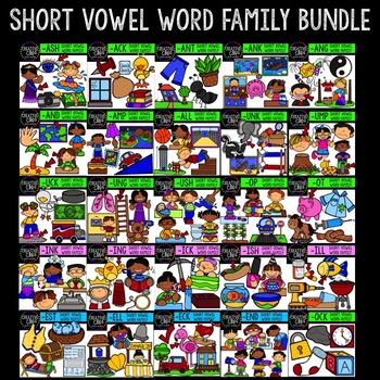 Short Vowel Word Family Bundle