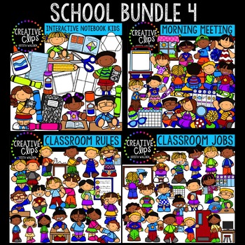 School Bundle 4 | Classroom Jobs, Classroom Rules, Morning Meeting