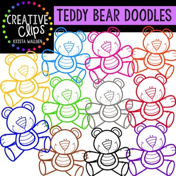 Teddy Bear Outlines