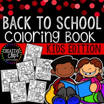 Back to School KIDS Coloring Book | Free