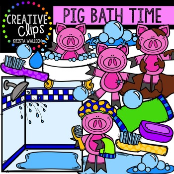 Pig Bath Time