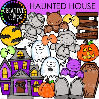 Haunted House Clipart | Halloween