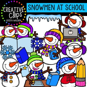 Snowmen at School