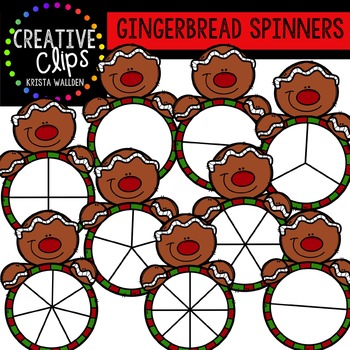 Gingerbread Clipart Spinners