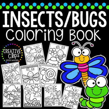 Insect and Bugs Coloring Book