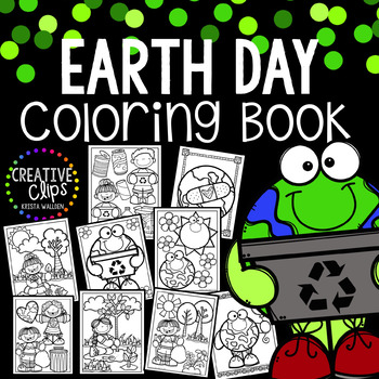 Earth Day Coloring Pages Book, Activities