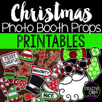 Christmas Photo Booth Props