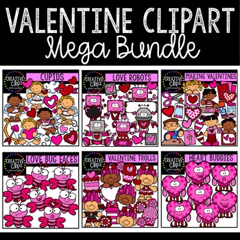 Valentine's Day Clipart Mega Bundle