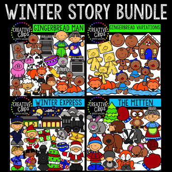 Winter Clipart Story Bundle