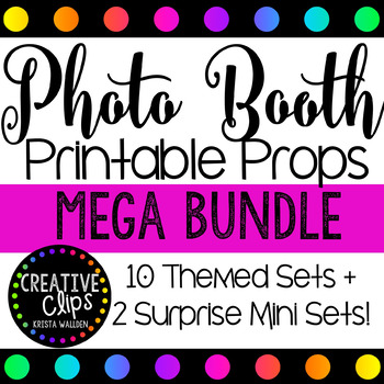 Photo Booth Props MEGA Bundle