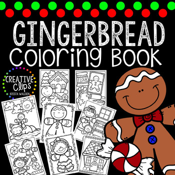 Gingerbread Coloring Book
