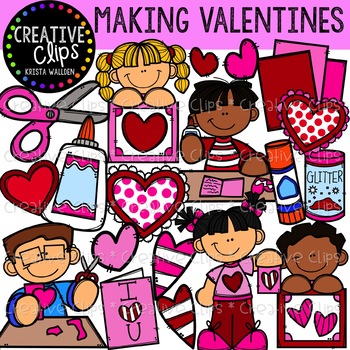 Making Valentines | Valentine Clipart