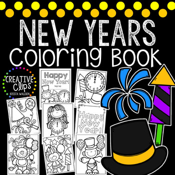 New Years Coloring Book