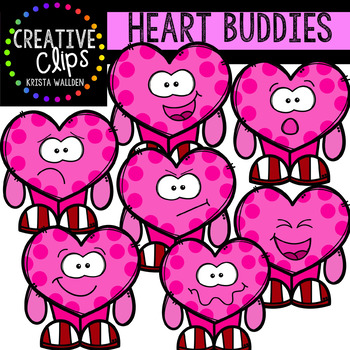 Heart Buddies | Valentine Clipart