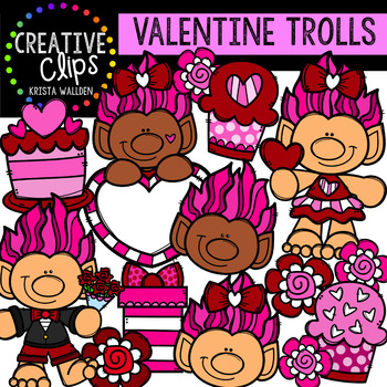 Valentine Trolls | Valentine Clipart