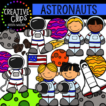 Astronauts | Space Clipart