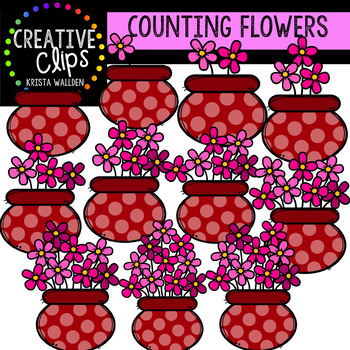 Counting Pictures | Valentine Flowers