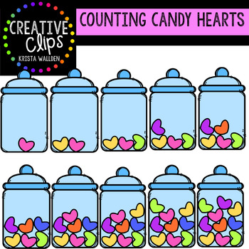 Counting Pictures | Valentine Candy Hearts