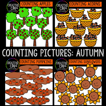 Counting Pictures | Autumn Clipart
