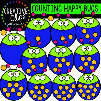 Counting Pictures | Happy Bugs | Free