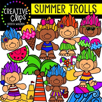 Summer Trolls | Summer Clipart