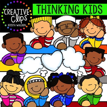 Thinking Kids Clipart