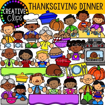 Thanksgiving Dinner Clipart | Thanksgiving