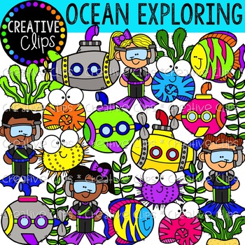 Ocean Exploring Clipart