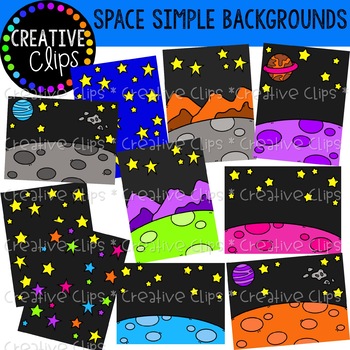 Space Simple Backgrounds