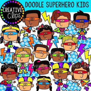 Doodle Superhero Kids